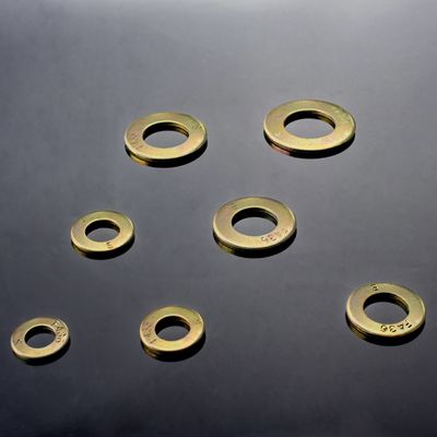 F436 غسالة/غسالة مغلفة بالزنك، 1/4&quot; - 4&quot;